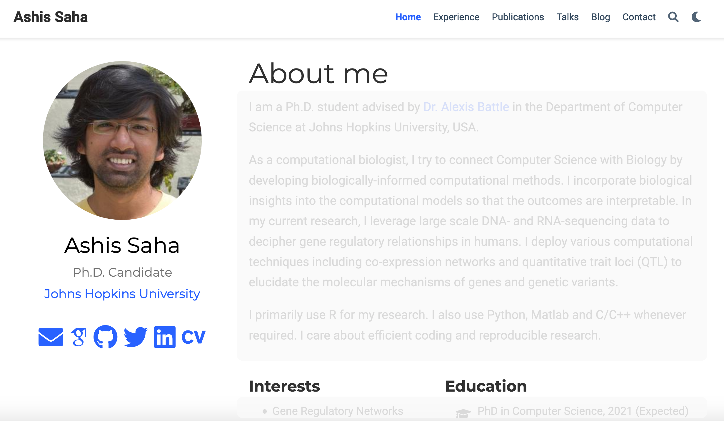 How I created my website | Ashis Saha